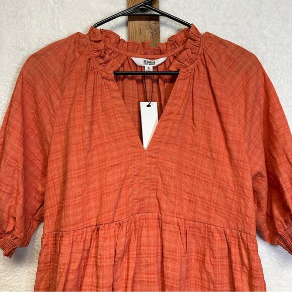 BB Dakota by Steve Madden Hustle and Glow Pink Coral Mini Dress Size S - Picture 4 of 10